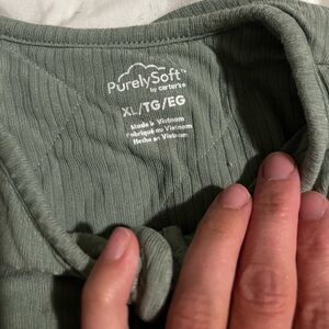 Bundle of 2 Carter's Purely Soft wearable blankets